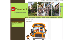Desktop Screenshot of mairie-de-casseneuil.com