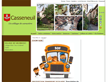 Tablet Screenshot of mairie-de-casseneuil.com